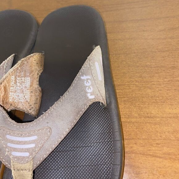 Reef brown leather sandals  - Picture 2 of 7